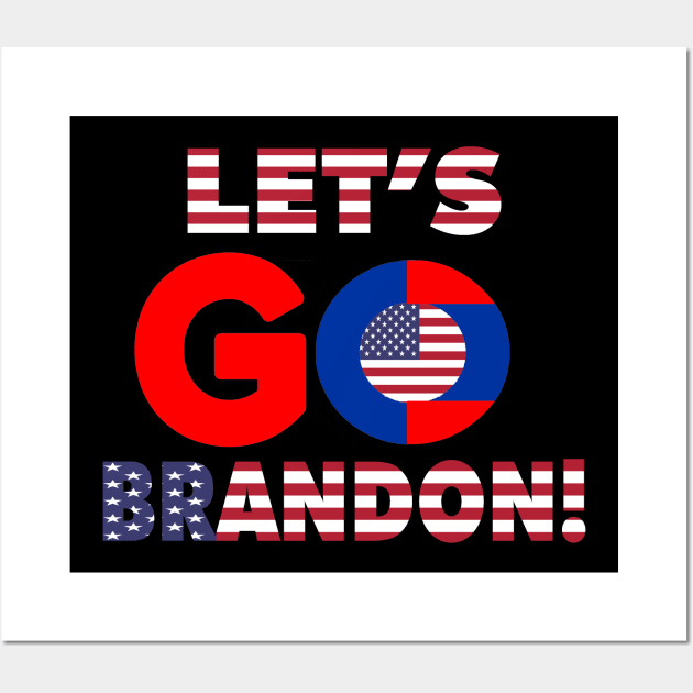 Let's Go Brandon Wall Art by SBC PODCAST